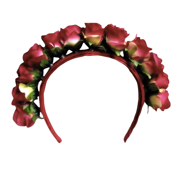 Alice band with flowers
