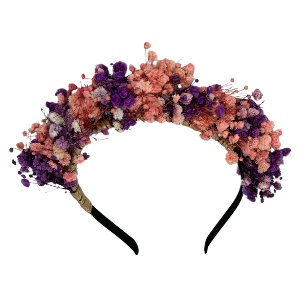 Alice band with flowers