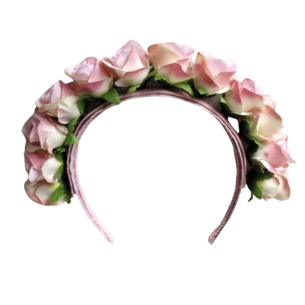 Alice band with flowers