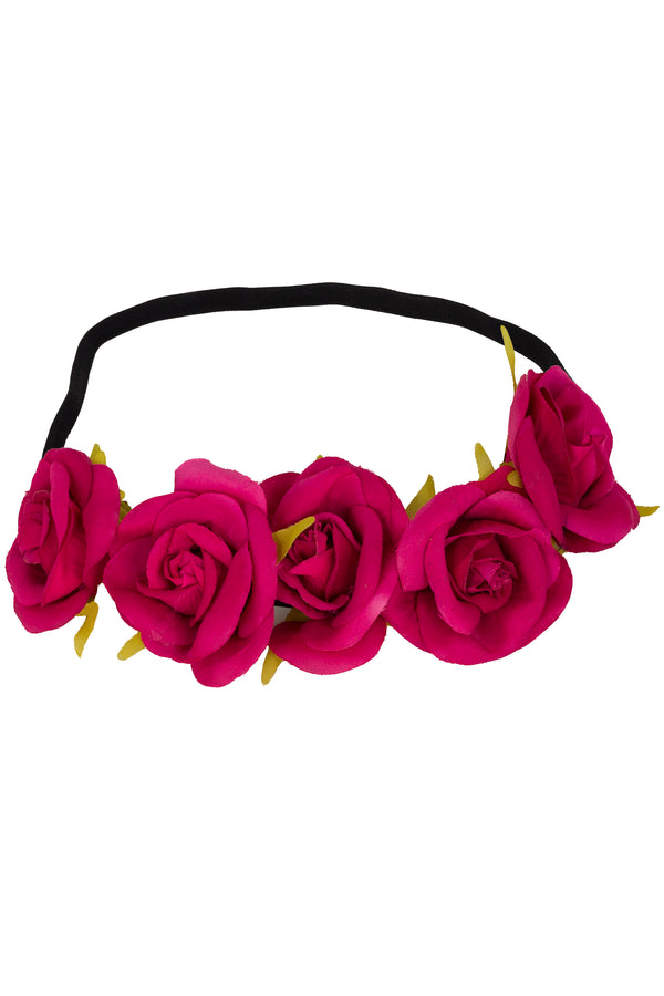 Hairband with big flowers