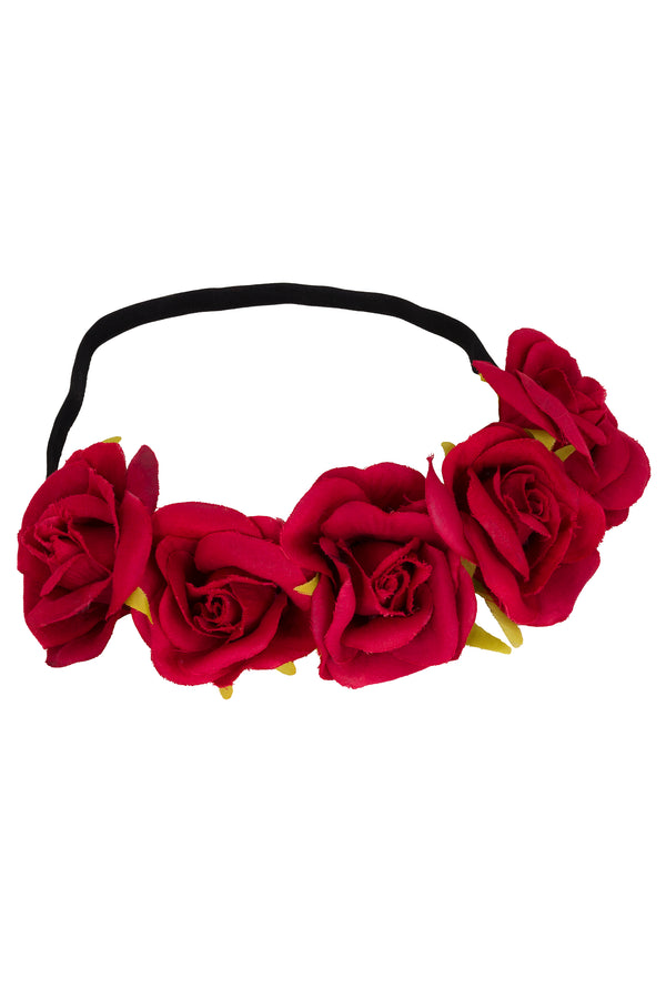 Hairband with big flowers